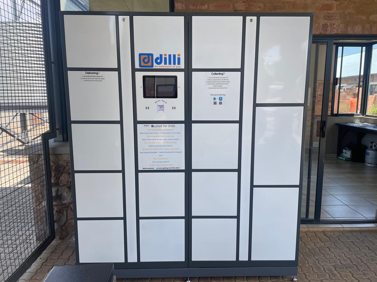 Dilli It locker at De Land Estate, Potchefstroom