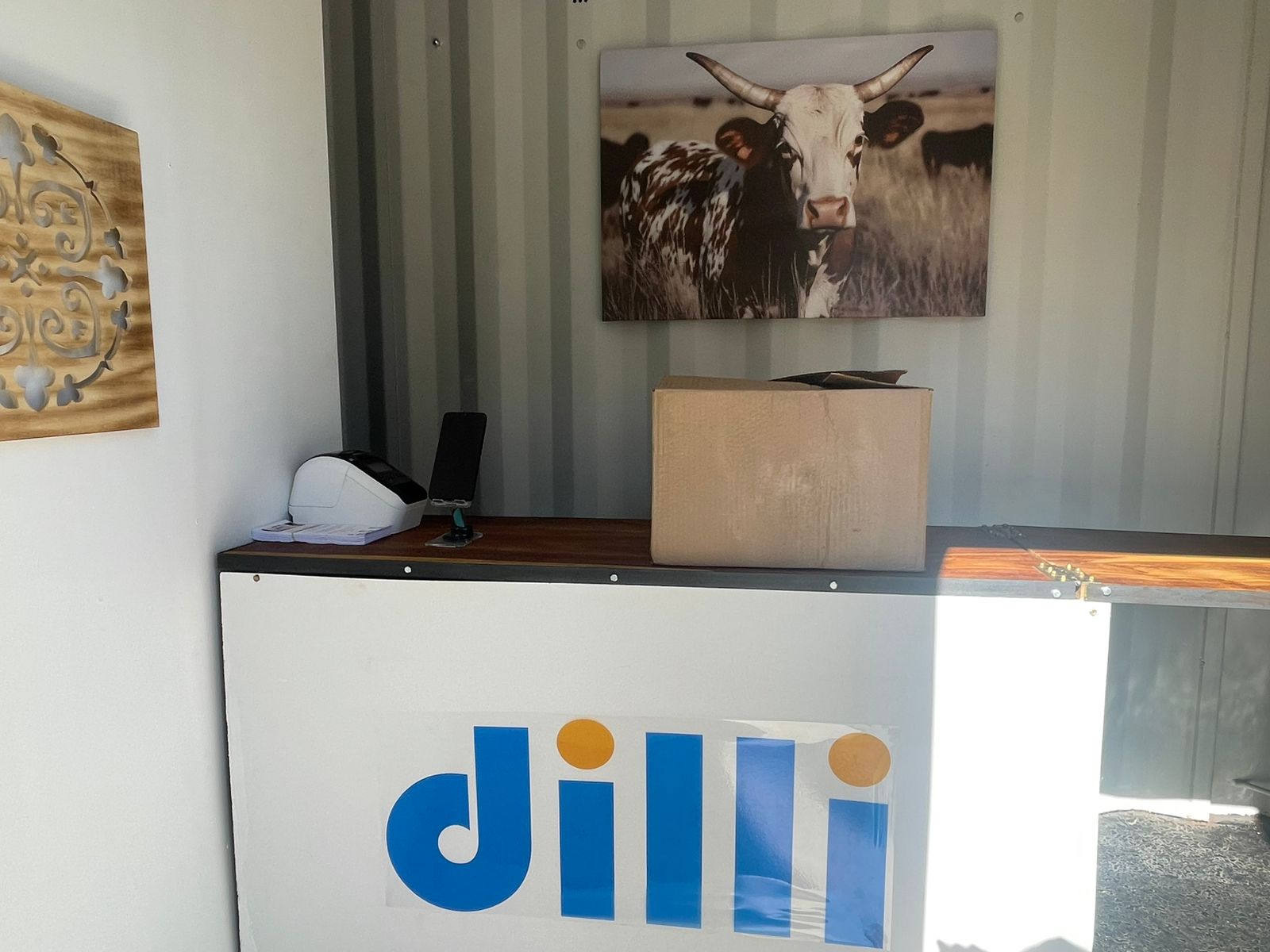Dilli It pickup point at van der Hoff Park, Potchefstroom